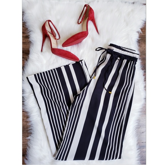 H&M Pants - H&M Striped Wide Leg Pant